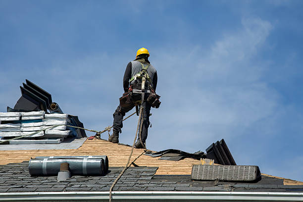 Professional Roofing technician working in Kerhonkson, NY